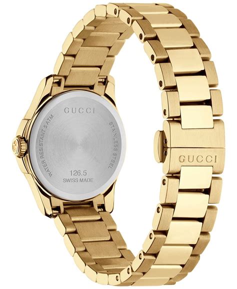 gucci gold watch with diamond swiss made ladies|ladies gucci watches prices.